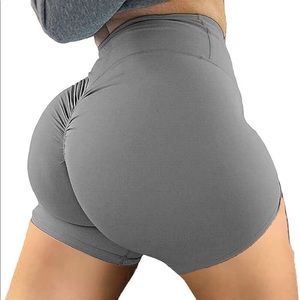 High Waisted Yoga Shorts Butt Lift Spandex Workout Leggings